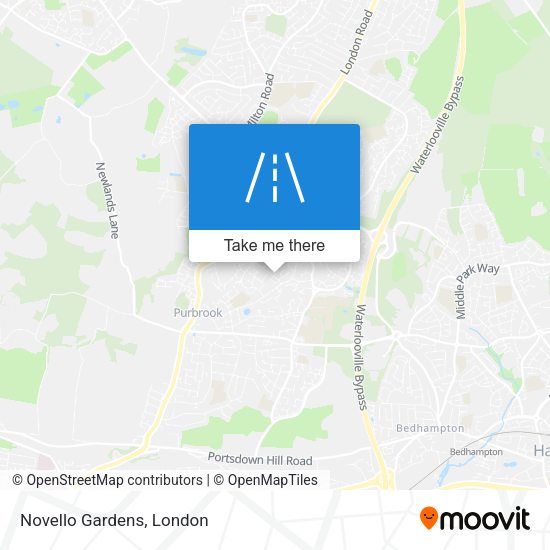 Novello Gardens map