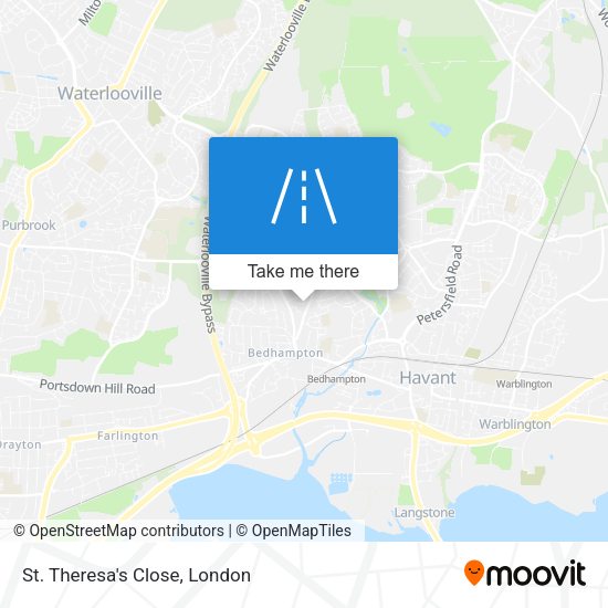 St. Theresa's Close map