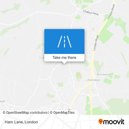 Ham Lane map