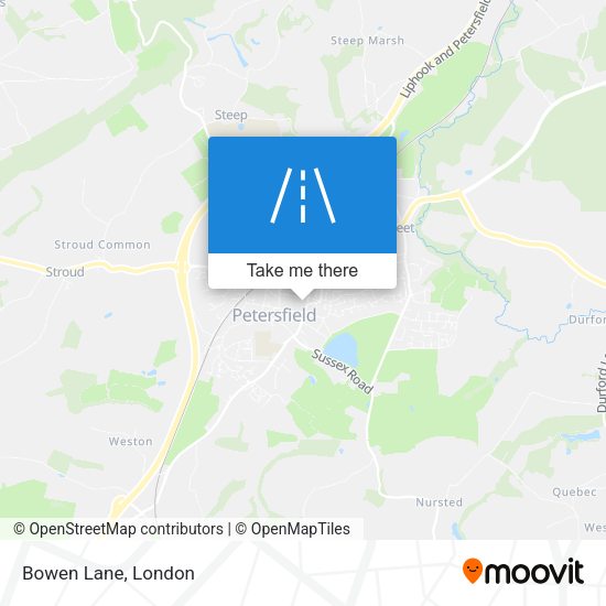 Bowen Lane map