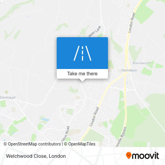 Welchwood Close map