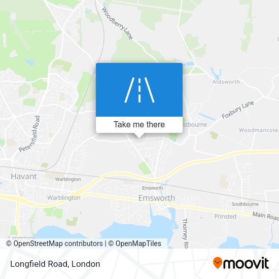 Longfield Road map