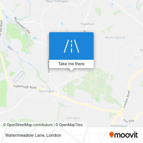 Watermeadow Lane map