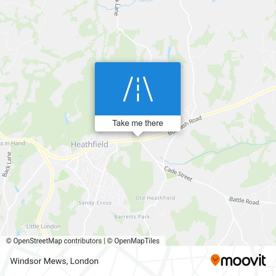 Windsor Mews map