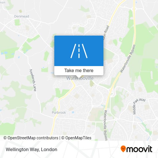 Wellington Way map