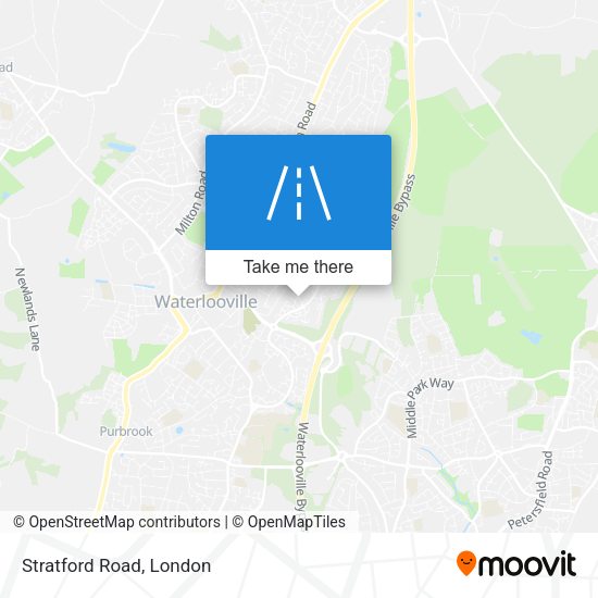 Stratford Road map