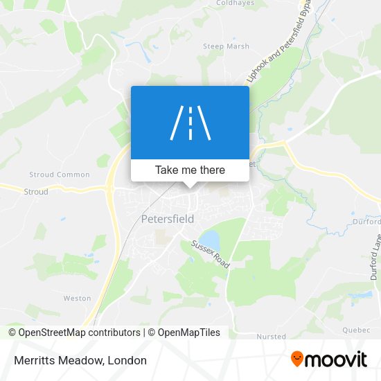 Merritts Meadow map
