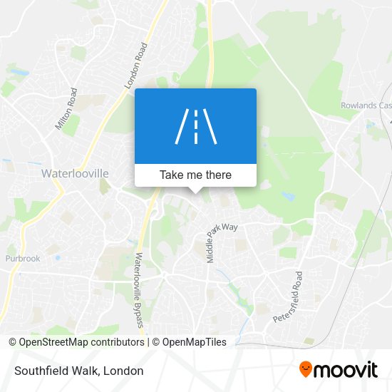 Southfield Walk map