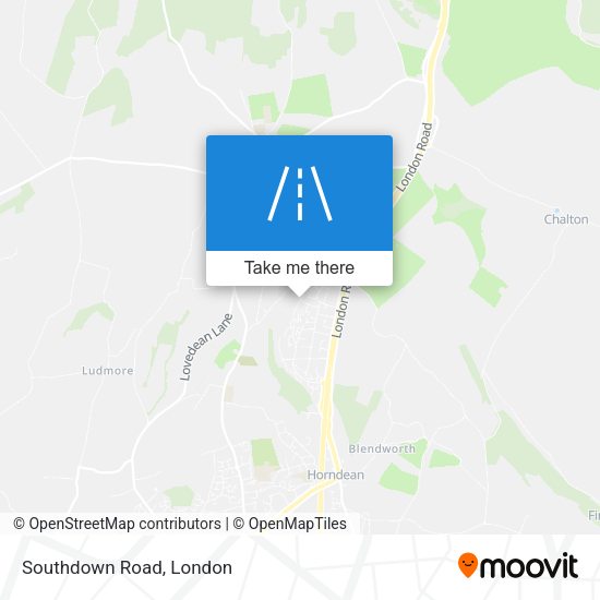 Southdown Road map