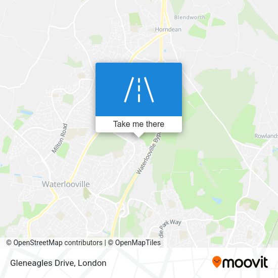Gleneagles Drive map
