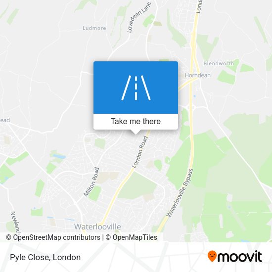 Pyle Close map