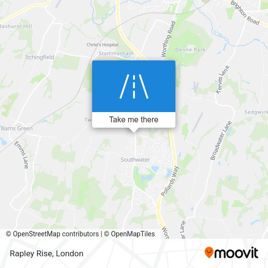 Rapley Rise map