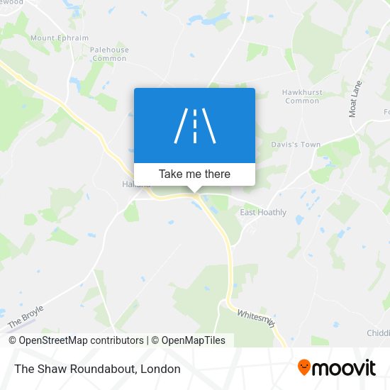 The Shaw Roundabout map