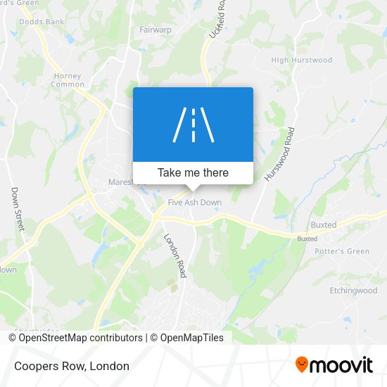Coopers Row map