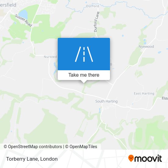 Torberry Lane map