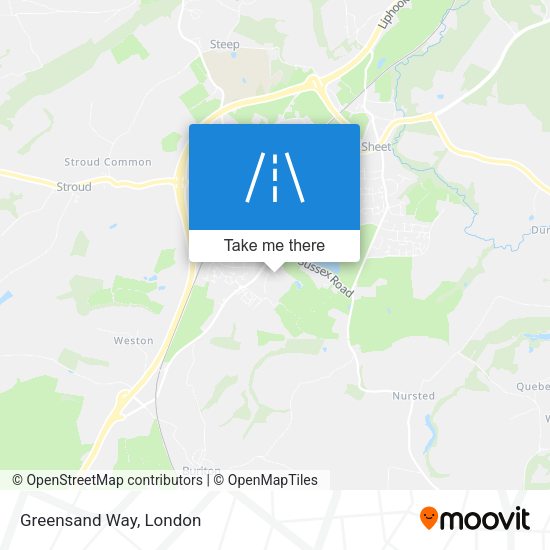 Greensand Way map
