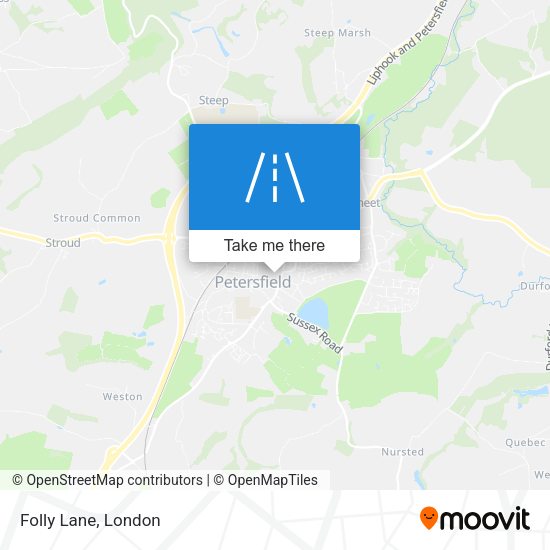 Folly Lane map