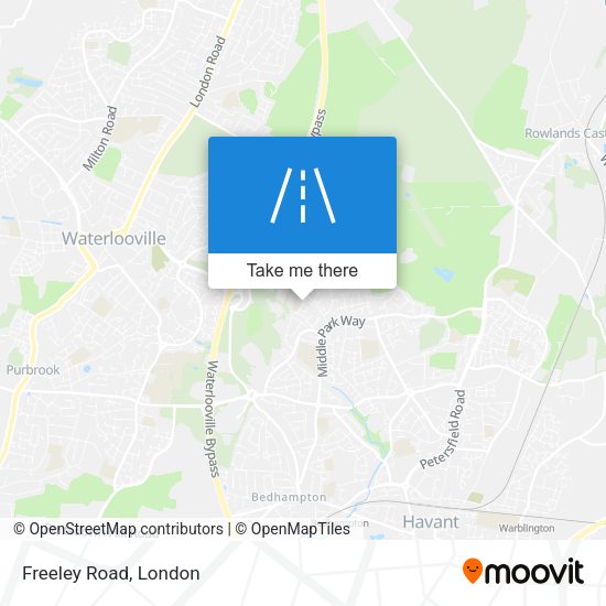 Freeley Road map