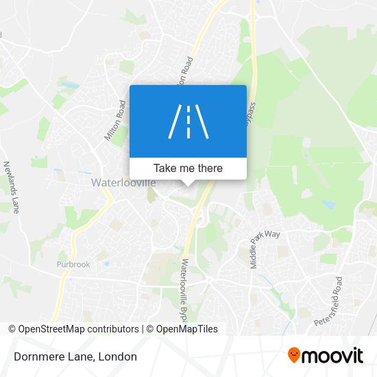 Dornmere Lane map
