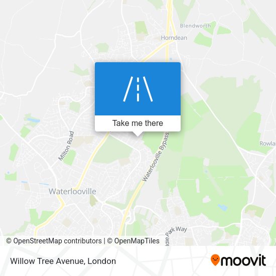 Willow Tree Avenue map