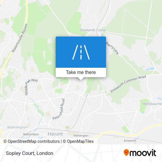 Sopley Court map