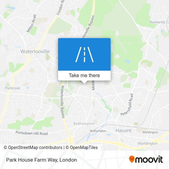 Park House Farm Way map