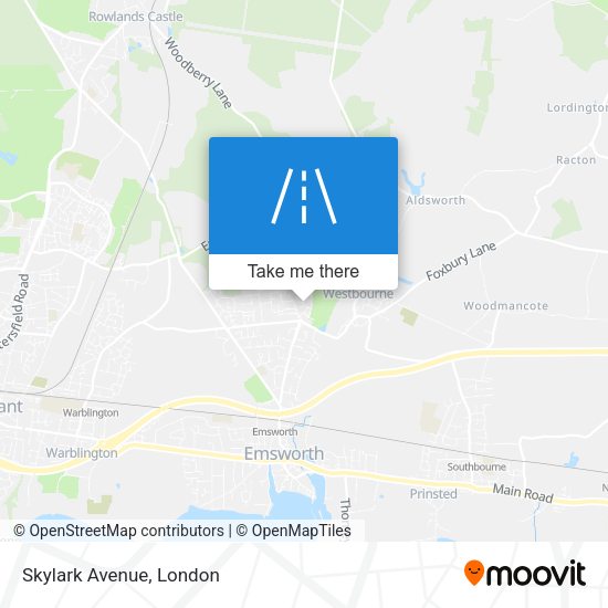 Skylark Avenue map