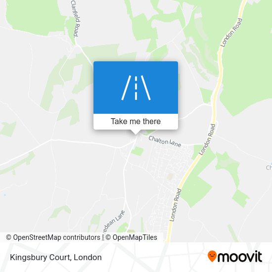 Kingsbury Court map