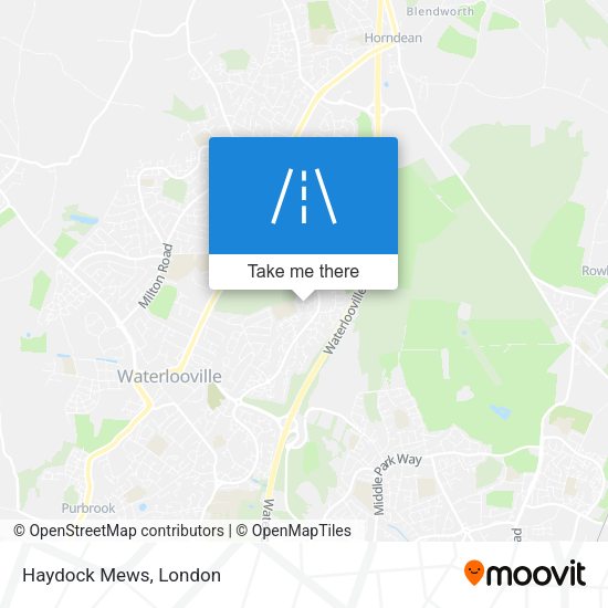 Haydock Mews map