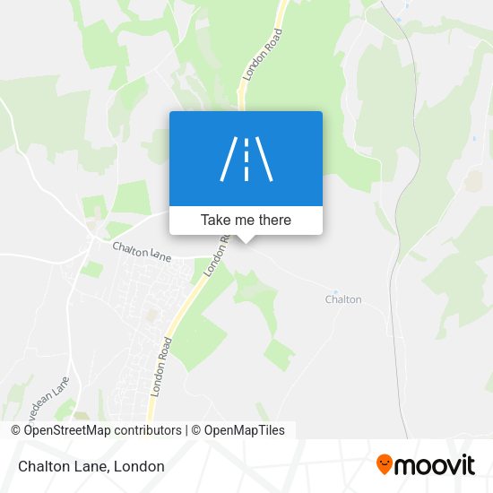 Chalton Lane map