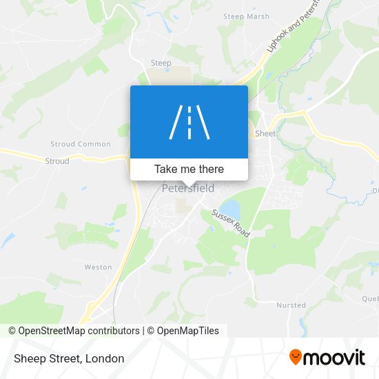 Sheep Street map