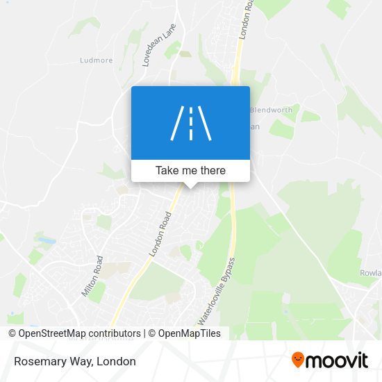 Rosemary Way map