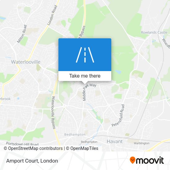 Amport Court map