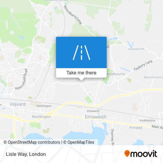 Lisle Way map