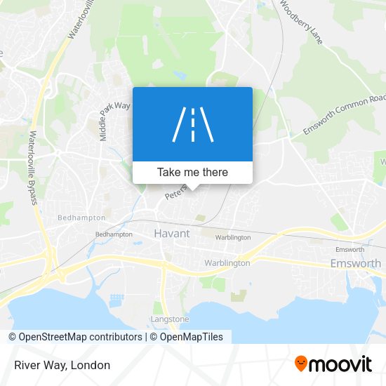 River Way map