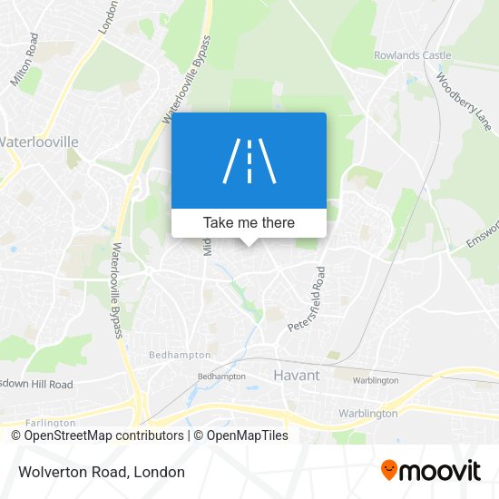 Wolverton Road map