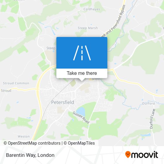Barentin Way map