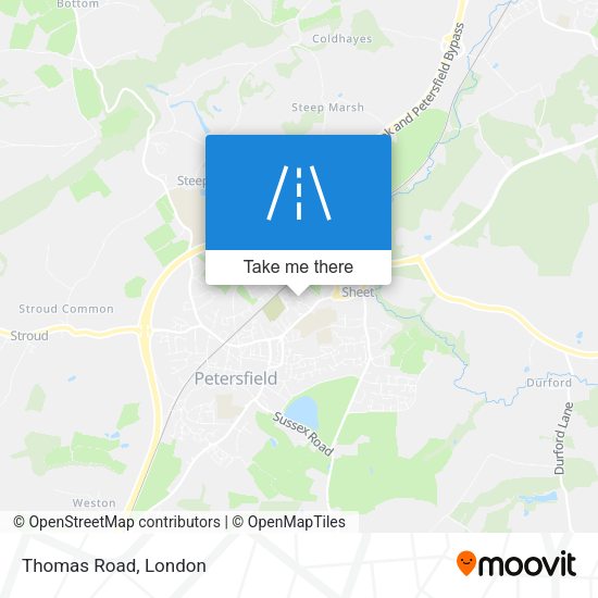 Thomas Road map