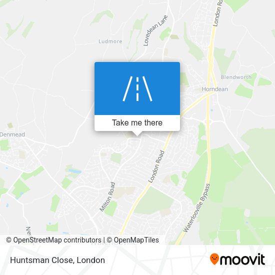Huntsman Close map