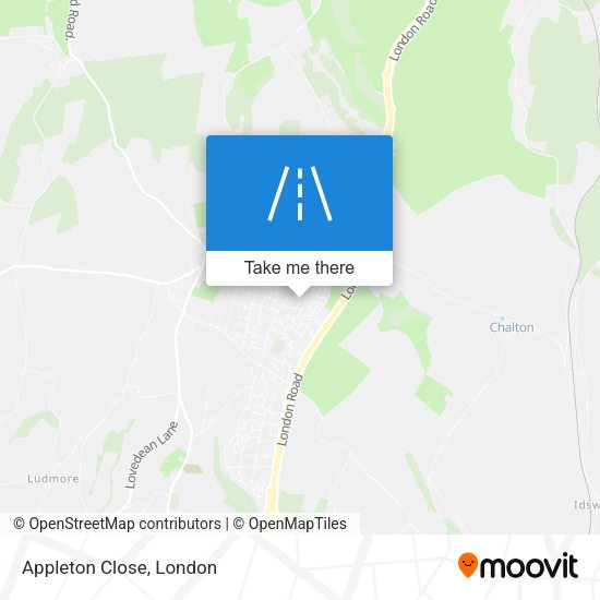 Appleton Close map