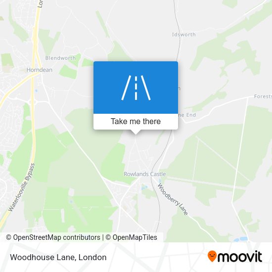 How to get to Woodhouse Lane in East Hampshire by Train or Bus?