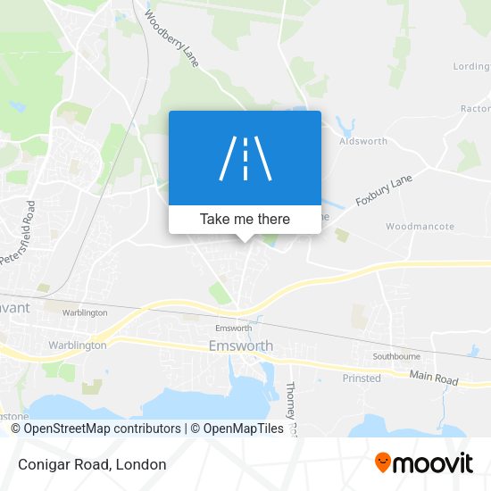 Conigar Road map