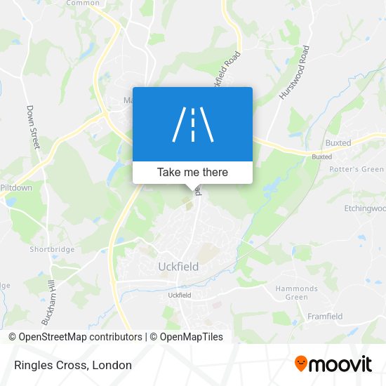 Ringles Cross map
