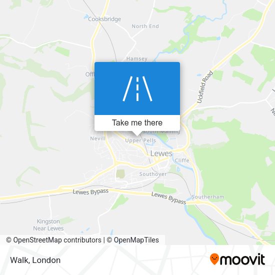 Walk map