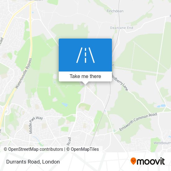 Durrants Road map