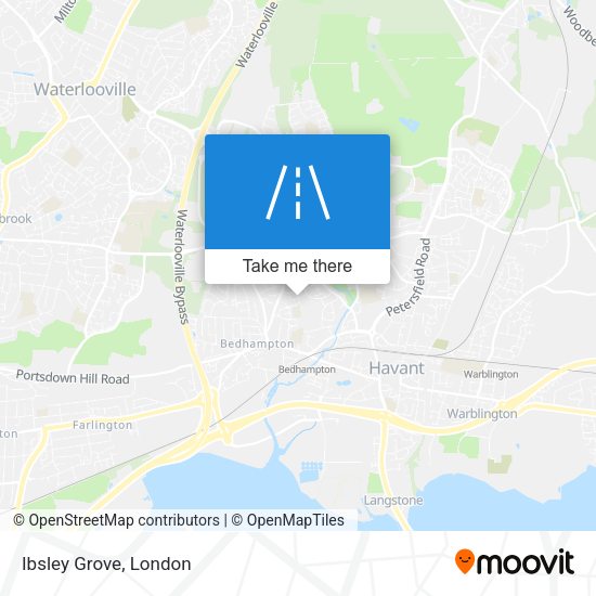 Ibsley Grove map