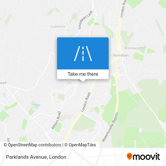 Parklands Avenue map