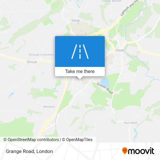 Grange Road map