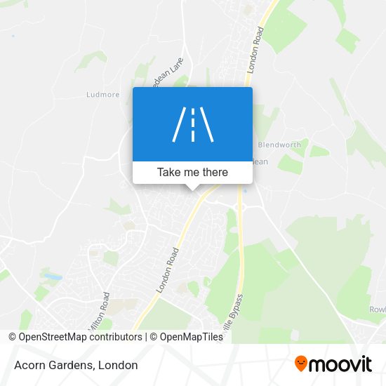 Acorn Gardens map