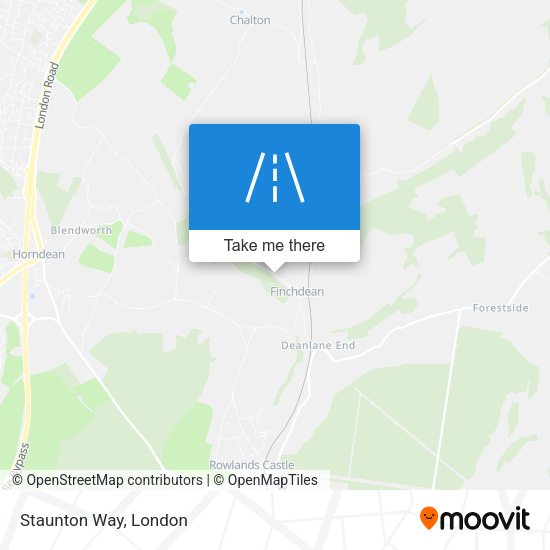 Staunton Way map